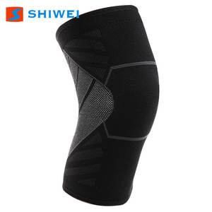 Soporte de Rodilla Shiwei de Nailon, Alta Elasticidad, Transpirable, Antideslizante, Protección Deportiva Unisex, Tallas S M L XL - Product Image 3