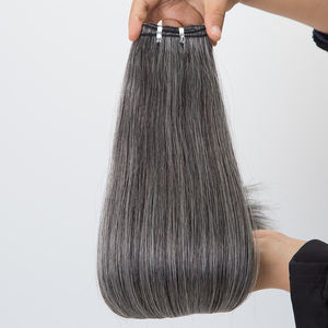 Haute qualité 18 pouces vente <span class=keywords><strong>et</strong></span> couleur <span class=keywords><strong>poivre</strong></span> 12A Grade extension de <span class=keywords><strong>cheveux</strong></span> humains génie trame de <span class=keywords><strong>cheveux</strong></span> trame de <span class=keywords><strong>cheveux</strong></span> trame faite à la Machine pour Salon - Product Image 6