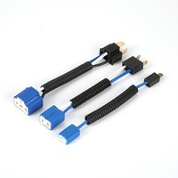 Connecteurs universels mâles et femelles 12V 9005 H11 H7 Halogène H4 LED, rallonge de faisceau de câblage de voiture, adaptateur de douille d'ampoule, connecteur de phare