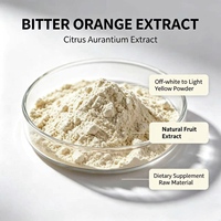 Fabrieksleverancier Bittere Sinaasappel Extract Poeder 6% 10% 30% 98% Synephrine Citrus Aurantium Extract Voedingssupplement Grondstof