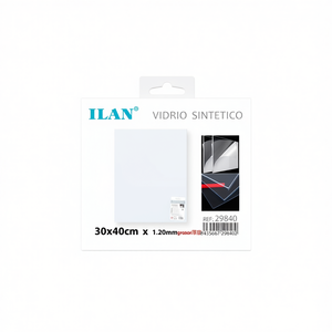 Lastra Acrilica Ilan 30x40 Cm Spessore 1,2 Mm Vetro Sintetico per Protezione Display - Product Image 2