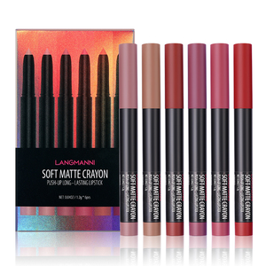 Ensemble de <span class=keywords><strong>rouge</strong></span> à lèvres mat et crayons à lèvres pour femmes, 6 couleurs, personnalisable, végétalien, stick de maquillage nude, <span class=keywords><strong>rouge</strong></span> à lèvres <span class=keywords><strong>rouge</strong></span>, <span class=keywords><strong>rouge</strong></span> à lèvres <span class=keywords><strong>Huda</strong></span>, <span class=keywords><strong>rouge</strong></span> à lèvres rose - Product Image 1