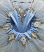 Professionnel Gradient Pancake Performance Satin TUTU Costume Attrayant Nouvelle Tenue Tutu