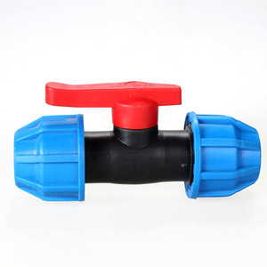 Válvula de bola de acero con tapa azul de conexión rápida de 1/2 pulgada para control manual y conservación del agua - Product Image 4