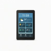 Panel de Control Inteligente para Hogar de 5 Pulgadas con Android 15 RK3566, Montaje en Pared, Pantalla Táctil PoE, Tablet con NFC, RS485 y Red Ethernet Opcionales
