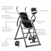 Tables d'inversion mécaniques en acier réglables en hauteur pour usage domestique, appareils de massage et d'étirement, fitness intérieur – Approvisionnement direct usine
