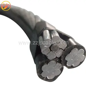 Aluminum Conductor XLPE Insulated Quadruplex Aerial Cable