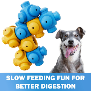 Jouets interactifs pour chiens à assembler soi-même, durables, pour la dentition et la stimulation, avec distributeur de friandises, pour lutter contre l'ennui - Product Image 4