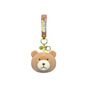 Cartoon Pendant Stuffed Animal Teddy Bear Rabbit Wallet Coin Purse Promotional Doll Toy Plush Keychain