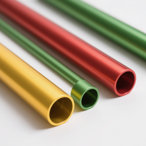 الألومنيوم Cnc تحول 10 Rond ملون بأكسيد المعادن منتجات أنابيب الألومنيوم - Product Image 1