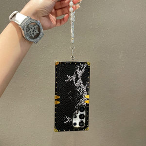 <span class=keywords><strong>Funda</strong></span> Protectora para Teléfono con Cadena de Muñeca de Piel de Serpiente y Perlas para Samsung Galaxy S26 <span class=keywords><strong>Ultra</strong></span> S25 Edge <span class=keywords><strong>S22</strong></span> S23 <span class=keywords><strong>Ultra</strong></span> S24 FE, <span class=keywords><strong>Funda</strong></span> para Equipaje - Product Image 4