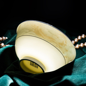 Directo de fábrica Estilo europeo Trazado 23 piezas de vajilla de cerámica Set Herry Gold Five People Dining Bone China Vajilla Set - Product Image 2