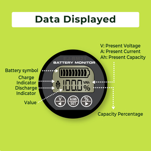 Moniteur de batterie de voiture intelligent EJ-BM21 avec Bluetooth, étanche IP67, avec câble de connexion de 3 m pour <span class=keywords><strong>camping</strong></span>-<span class=keywords><strong>car</strong></span>, caravane, <span class=keywords><strong>camping</strong></span> - Product Image 4