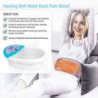 Bain de pieds ionique multifonction 3 en 1 Detox Foot Spa Machine Ion Cleanse Detox avec ceinture chauffante et massage Tens Pad