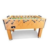 Table de baby-foot autoportante en MDF de 60 pouces, noire, robuste, avec porte-gobelets, idéale pour bars et salles de jeux – Vente directe usine, best-seller