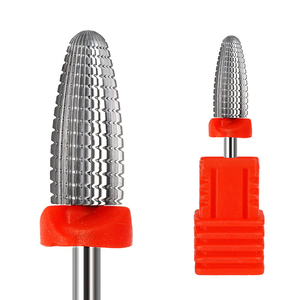 Brocas de Carburo de Tungsteno Sólido 5 en 1 de Alta Calidad, Nuevas, en Forma de Maíz, Corte Recto, <span class=keywords><strong>para</strong></span> Remover Esmalte de Gel - Product Image 2