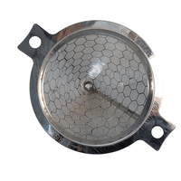 Filtre à café réutilisable en acier inoxydable 304 de qualité alimentaire, argent/or, double maille contemporaine, écologique, 200 ml, personnalisable