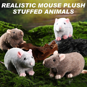 8724 Ratón <span class=keywords><strong>de</strong></span> Peluche Personalizado Súper Suave y Realista, Muñeco <span class=keywords><strong>de</strong></span> Ratón <span class=keywords><strong>de</strong></span> Juguete, Regalos <span class=keywords><strong>de</strong></span> Broma <span class=keywords><strong>de</strong></span> Halloween para Niños - Product Image 4