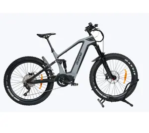 奎恩高品质1000W 48v快速电动脂肪自行车全悬挂MTB电动自行车