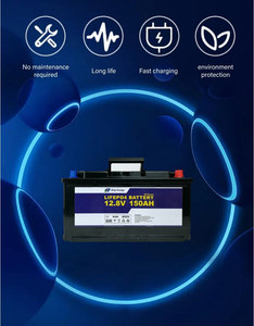 Bely Best Seller 12V Lifepo4 LCD batteria agli ioni di litio solare RV Marine 120ah 150ah 160ah 165ah 170ah - Product Image 2