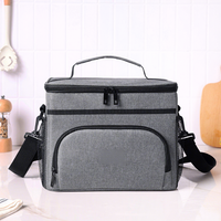 Sac isotherme en tissu Oxford, imperméable PEVA, grande capacité, portable, pour pique-nique, vin, bière, déjeuner, avec logo personnalisé