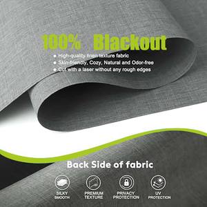 ستائر دوارة عازلة للضوء بالجملة مع حماية من الأشعة فوق البنفسجية، ستائر دوارة سوداء ذات لون موحد للنوافذ في الشقق والفيلات والفنادق الفاخرة - Product Image 3