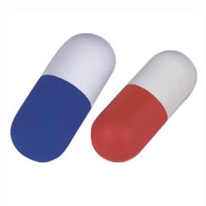 Porte-clés boule <span class=keywords><strong>anti</strong></span>-<span class=keywords><strong>stress</strong></span> en forme de pilule en mousse de PU de la série médicale avec logo personnalisé bon marché - Product Image 5