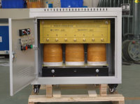 Autotransformateur triphasé toroïdal à enroulement en cuivre et noyau en acier au silicium, puissance 75 kVA, 60 kVA, 50 kVA, 40 kVA, 30 kVA, 10 kVA, 5 kVA, 380 V, 415 V