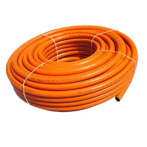 Pvc Lpg Pipe Hot Sale 8*15MM USA Standard Orange PVC LPG Hose Gas Pipe With Copper Connector Used In Oven