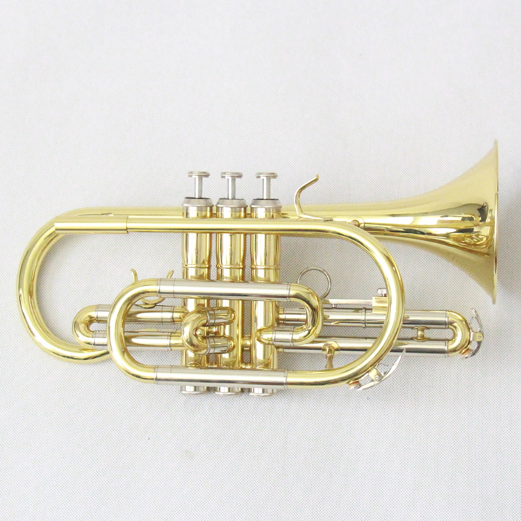 Diplomat USA Bb cornet, model DCR-6335, brass body