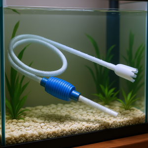 Aquarium <b>Vacuum</b> Cleaner Accessory Plastic Manual Cleaning Tool For Fish Tank Maintenance - Product Image 2