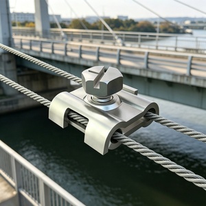 Clip de fixation pour câble métallique en acier inoxydable, personnalisé, pour le serrage des câbles en acier - Product Image 2
