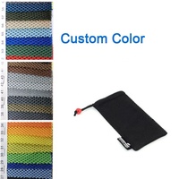 Nylon Mesh Trekkoord Telefoonzak Met Aangepaste Label Logo Me-20