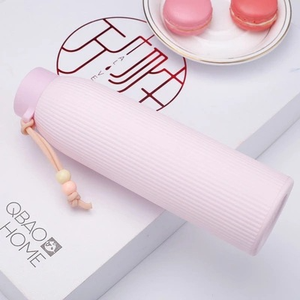 Cheap Anti-ironing Double-layer <b>Glass</b> Water <b>Bottle</b> Sport Use Portable Handy Cup Cute Design Unisex - Product Image 6