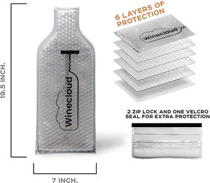 Tái Sử Dụng PVC <span class=keywords><strong>Wine</strong></span> Skin Chai Rượu Tay Áo Chai Rượu Bảo Vệ Cho Du Lịch - Product Image 3