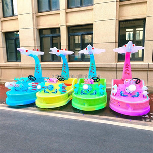 Parco a tema della città genitore-bambino luminoso elettrico divertimento auto doppio sedile bambini a batteria mezzi di trasporto autoscontro - Product Image 4