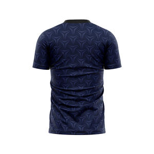 Custom Deep <b>Navy</b> Men's for Brand Sweat-Wicking Breathable Football Jersey High Quality Comfortable Retro Football Shirt OEM - Product Image 2