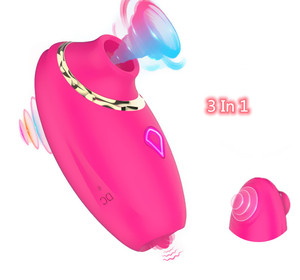 Vibratore per succhiare <span class=keywords><strong>il</strong></span> clitoride con funzione di leccare e lappare la lingua capezzolo clitoride giocattolo del sesso ventosa per clitoride per le donne - Product Image 1