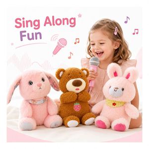 Juguete de Peluche de Conejito Inteligente con IA Personalizada, Diálogo por Voz, Compañero de Aprendizaje de Inglés, Algodón Suave, Regalo de Cumpleaños para Niños, Fabricante - Product Image 1