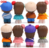 Set Figur Pasangan untuk Hiasan Kue, Miniatur Resin Plastik, Mainan Model Boneka, Dekorasi Kue Pernikahan, Ulang Tahun, Hari Jadi, Taman Peri