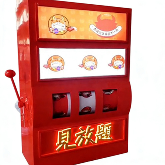 Direct Manufacturer Customized Christmas Limited Edition Stainless Steel Slot Machine Gachapon Prize New Outdoor Amusement