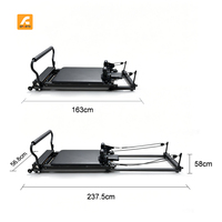 Équipement de yoga et de fitness professionnel télescopique pour intérieur, mini reformer Pilates, springboard Pilates pour l'entraînement au yoga