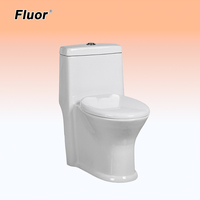 Toilettes Modernes : Ensemble WC monobloc à chasse directe pour salle de bain, cuvette de toilettes et cuvette WC