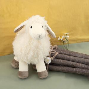 Super <b>Soft</b> Fluffy Sheep Plush White Lamb <b>Stuffed</b> Animal Woolly <b>Toy</b> for Baby Soothing Cuddle Realistic Farm Animal Doll Gift - Product Image 4