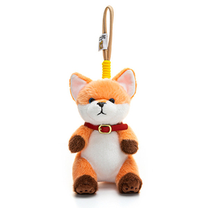 Llavero de peluche de zorro de dibujos animados, colgante para bolso de niña, adorno personalizado, figura de anime kawaii, juguetes de peluche con relleno de algodón PP - Product Image 6
