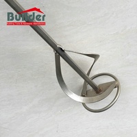 Mélangeur de peinture et de boue pour perceuse, mélange 1 à 3 gallons, soudure renforcée, facile à nettoyer, accessoire mélangeur de peinture