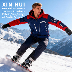 Giacca antivento termica isolata da sci Snowboard con cappuccio staccabile cappotto impermeabile <span class=keywords><strong>per</strong></span> escursioni <span class=keywords><strong>in</strong></span> <span class=keywords><strong>montagna</strong></span> - Product Image 2