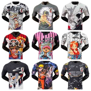 Maillot de football pour jeunes, style anime japonais, col rond, séchage rapide, tissu mélangé, personnalisable, édition spéciale, version joueur - Product Image 5
