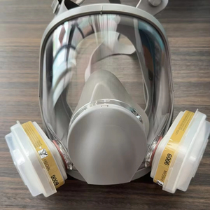 Masker <span class=keywords><strong>Gas</strong></span> merokok, Respirator wajah penuh Anti <span class=keywords><strong>Gas</strong></span> 6800 filter debu dapat digunakan kembali harga pabrik - Product Image 1