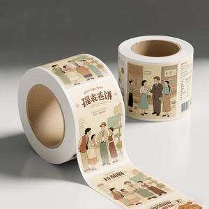 Emballage en plastique de film en rouleau d'usine personnalisable pour les chocolats de collations de sucettes douces avec logo - Product Image 2